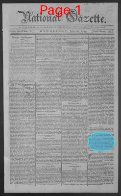 Page thumbnail for National Gazette