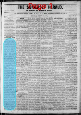 Page thumbnail for The Somerset Herald And Farmers' And Mechanics' Register