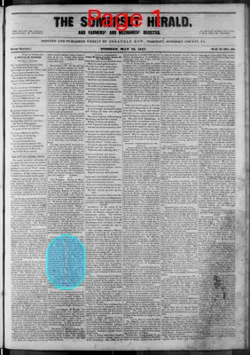 Page thumbnail for The Somerset Herald And Farmers' And Mechanics' Register