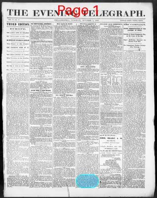 Page thumbnail for The Evening Telegraph
