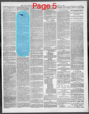 Page thumbnail for The Evening Telegraph