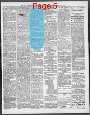 Page thumbnail for The Evening Telegraph