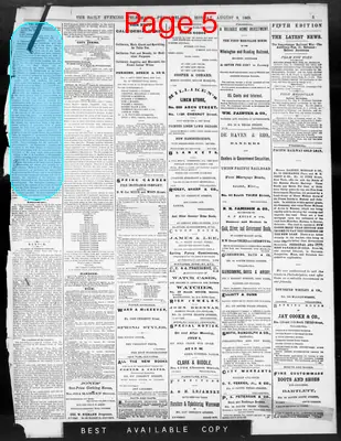 Page thumbnail for The Evening Telegraph