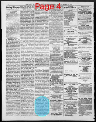 Page thumbnail for The Evening Telegraph