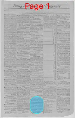 Page thumbnail for Daily National Intelligencer