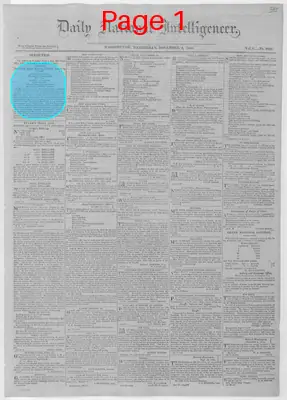 Page thumbnail for Daily National Intelligencer