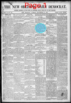 Page thumbnail for The New Orleans Daily Democrat
