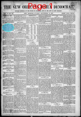 Page thumbnail for The New Orleans Daily Democrat