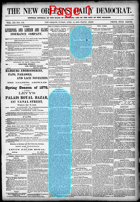 Page thumbnail for The New Orleans Daily Democrat