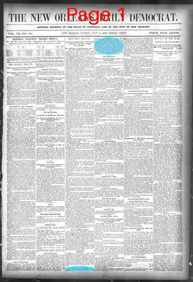 Page thumbnail for The New Orleans Daily Democrat