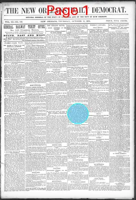 Page thumbnail for The New Orleans Daily Democrat
