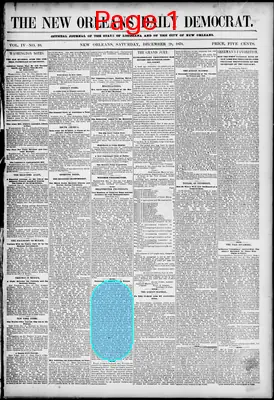 Page thumbnail for The New Orleans Daily Democrat