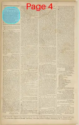 Page thumbnail for The New York Packet