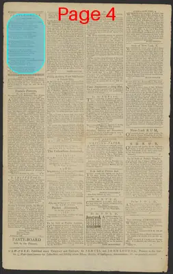 Page thumbnail for The New York Packet