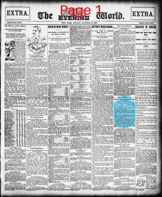 Page thumbnail for The Evening World