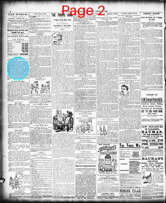 Page thumbnail for The Evening World