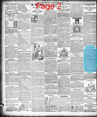 Page thumbnail for The Evening World