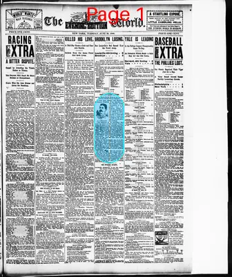 Page thumbnail for The Evening World