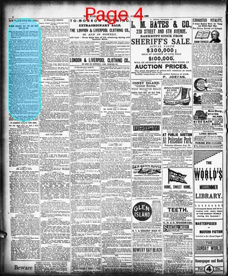 Page thumbnail for The Evening World
