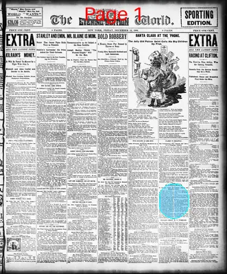 Page thumbnail for The Evening World