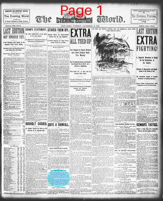 Page thumbnail for The Evening World