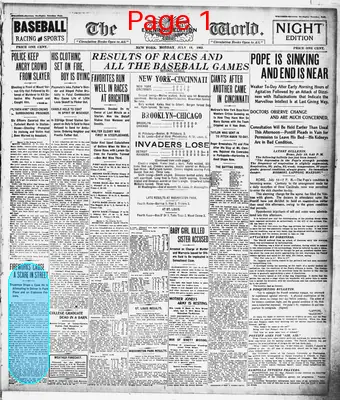 Page thumbnail for The Evening World