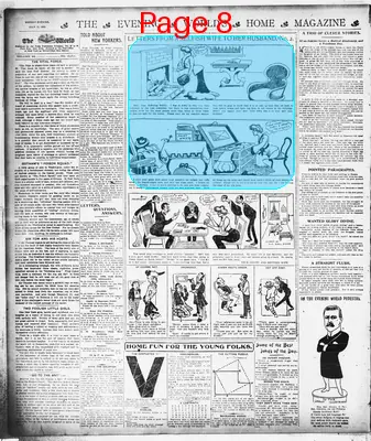 Page thumbnail for The Evening World