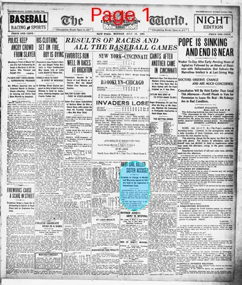 Page thumbnail for The Evening World