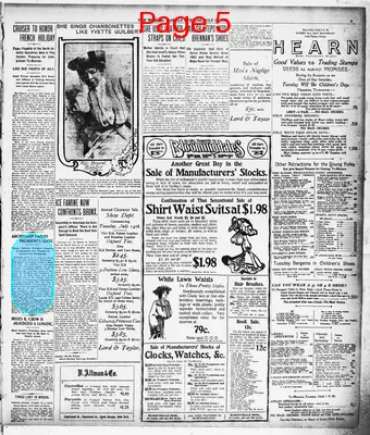 Page thumbnail for The Evening World