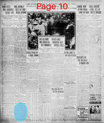 Page thumbnail for The Evening World