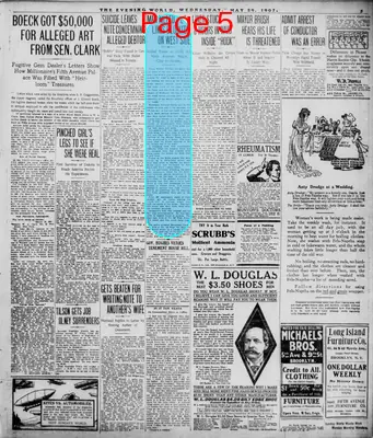 Page thumbnail for The Evening World