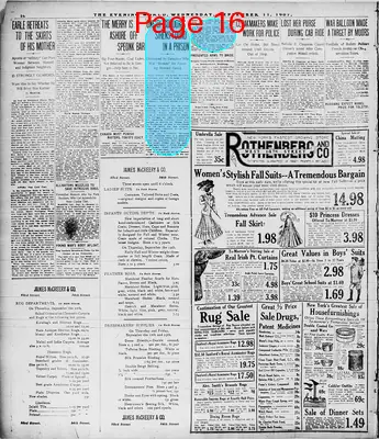 Page thumbnail for The Evening World