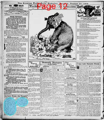Page thumbnail for The Evening World
