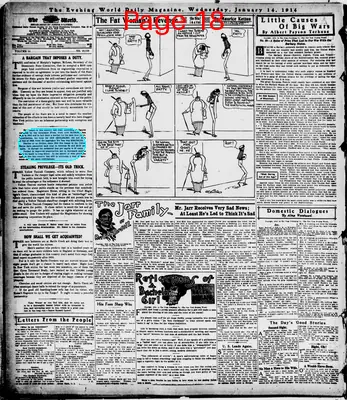 Page thumbnail for The Evening World