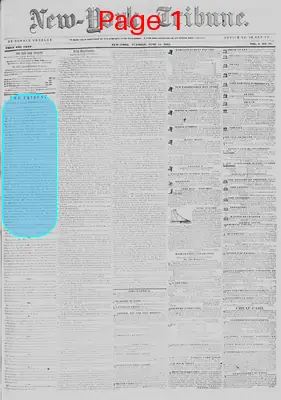 Page thumbnail for New York Tribune