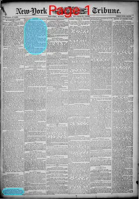 Page thumbnail for New York Tribune