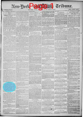 Page thumbnail for New York Tribune