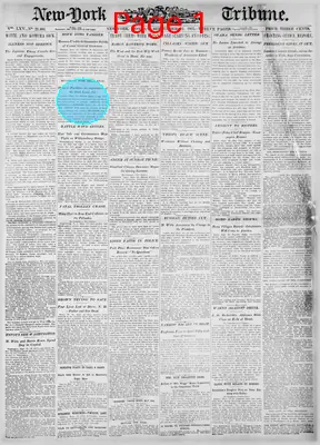Page thumbnail for New York Tribune