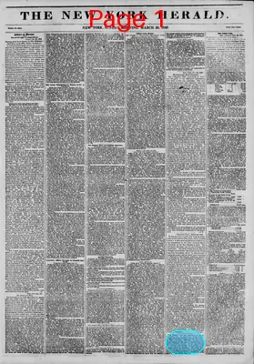 Page thumbnail for The New York Herald