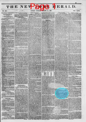 Page thumbnail for The New York Herald