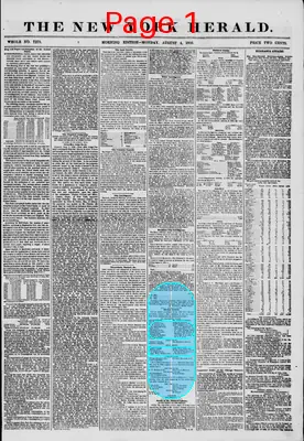Page thumbnail for The New York Herald