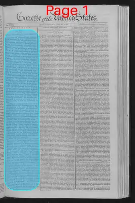 Page thumbnail for Gazette Of The United States