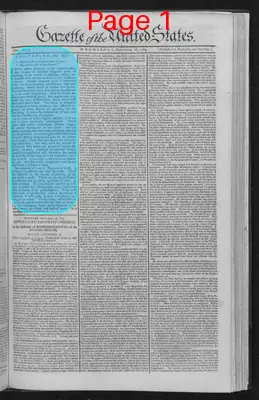 Page thumbnail for Gazette Of The United States