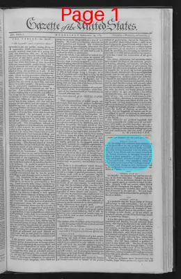 Page thumbnail for Gazette Of The United States