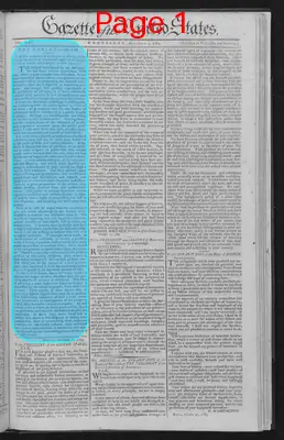 Page thumbnail for Gazette Of The United States