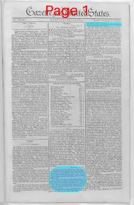 Page thumbnail for Gazette Of The United States