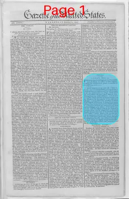 Page thumbnail for Gazette Of The United States
