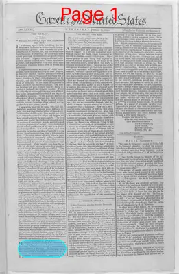 Page thumbnail for Gazette Of The United States
