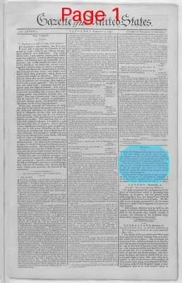 Page thumbnail for Gazette Of The United States