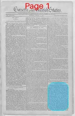 Page thumbnail for Gazette Of The United States